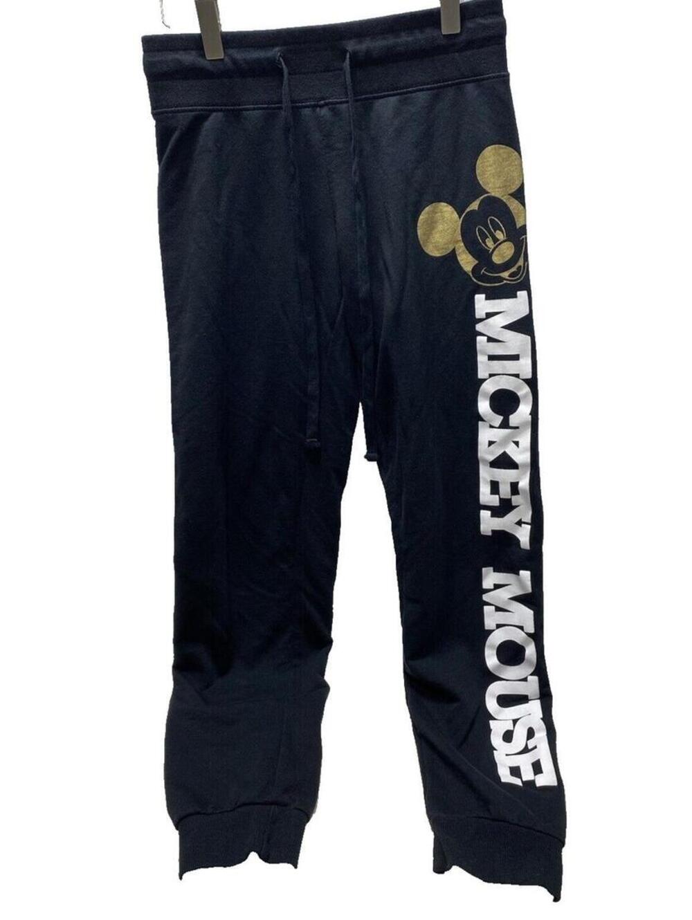 Black Disney Mickey Mouse Joggers Sweatpants Size Small Comfortable Casual